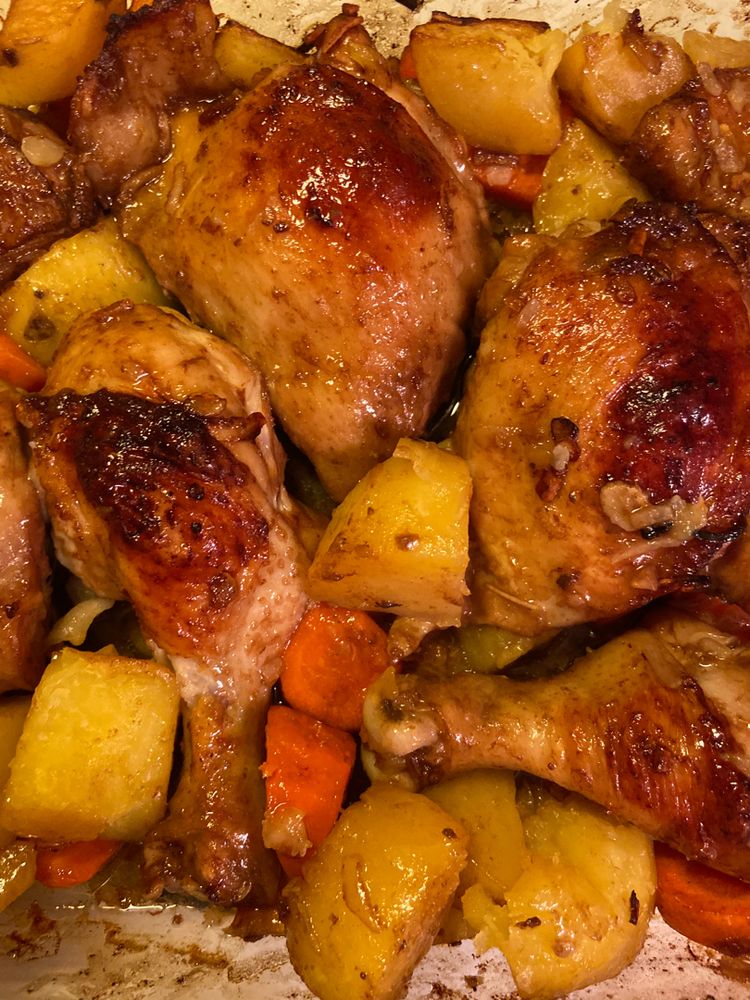 Onion Roasted Chicken