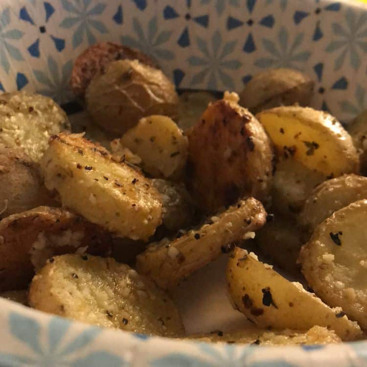 PARMESAN GARLIC POTATO FOIL PACKETS
