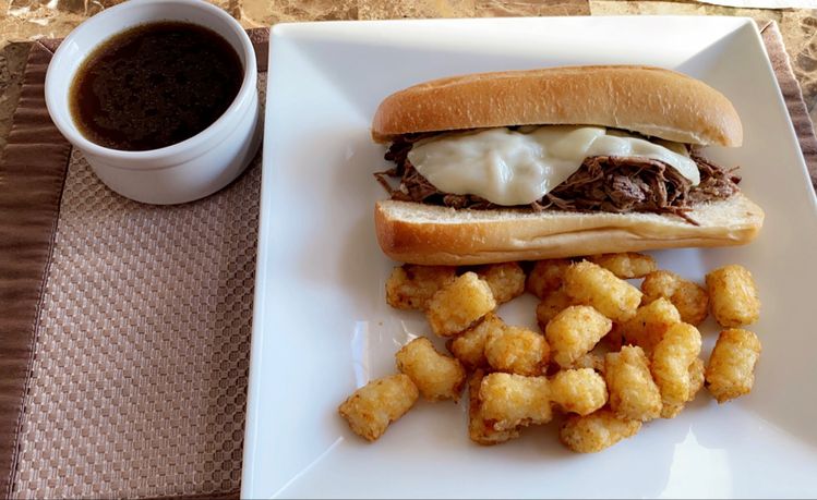 Slow Cooker French Dip Sandwiches