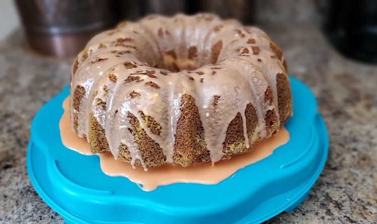 Cheesecake Filled Pumpkin Bundt Cake