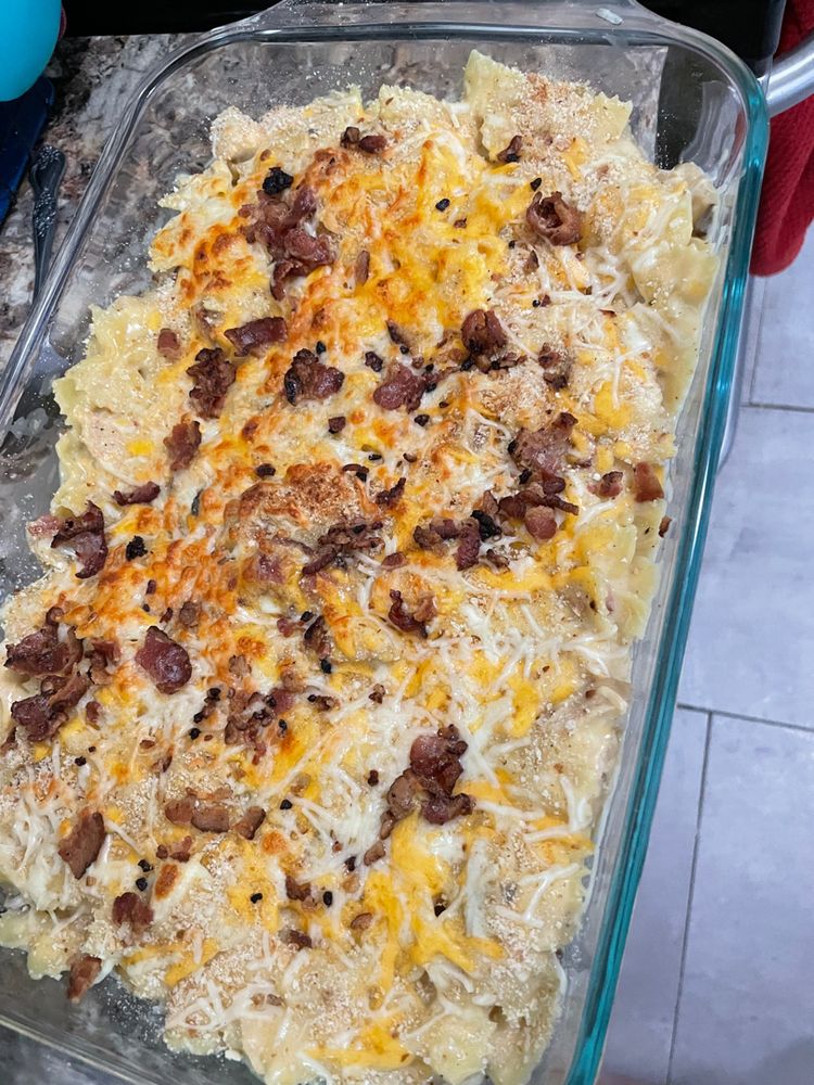 Chicken Mac ‘n Cheese with Bacon