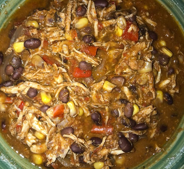 Crock Pot Salsa Chicken   Crock Pot Salsa Chicken 