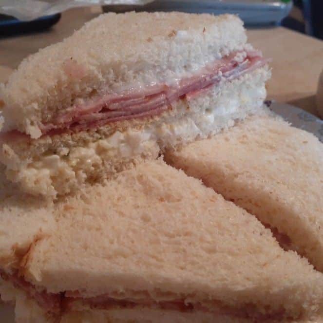 HAM AND EGG SANDWICHES