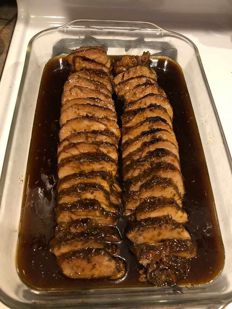 Honey Garlic Roasted Pork Tenderloin