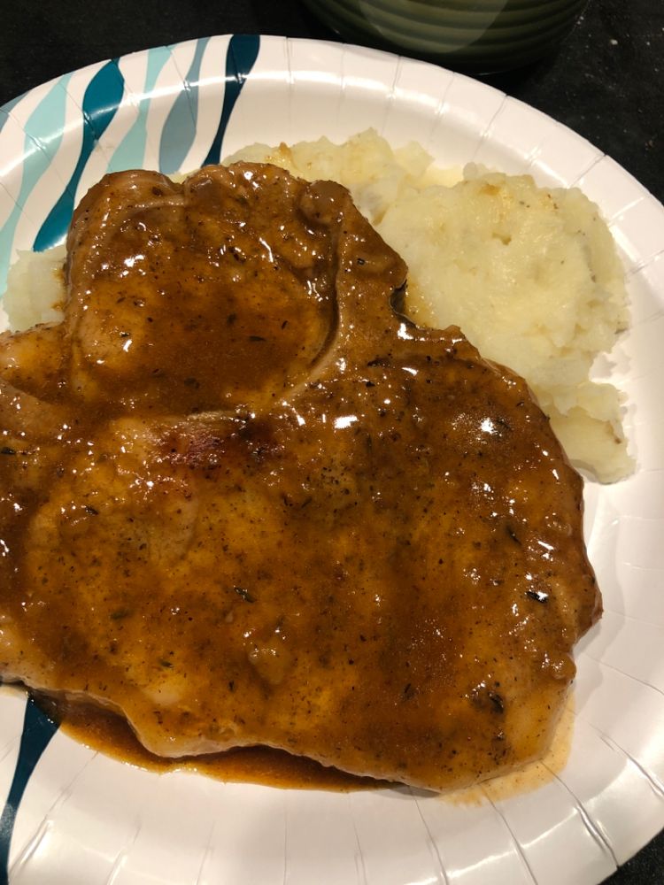 The Best Ever Skillet Pork Chops with Pan Gravy