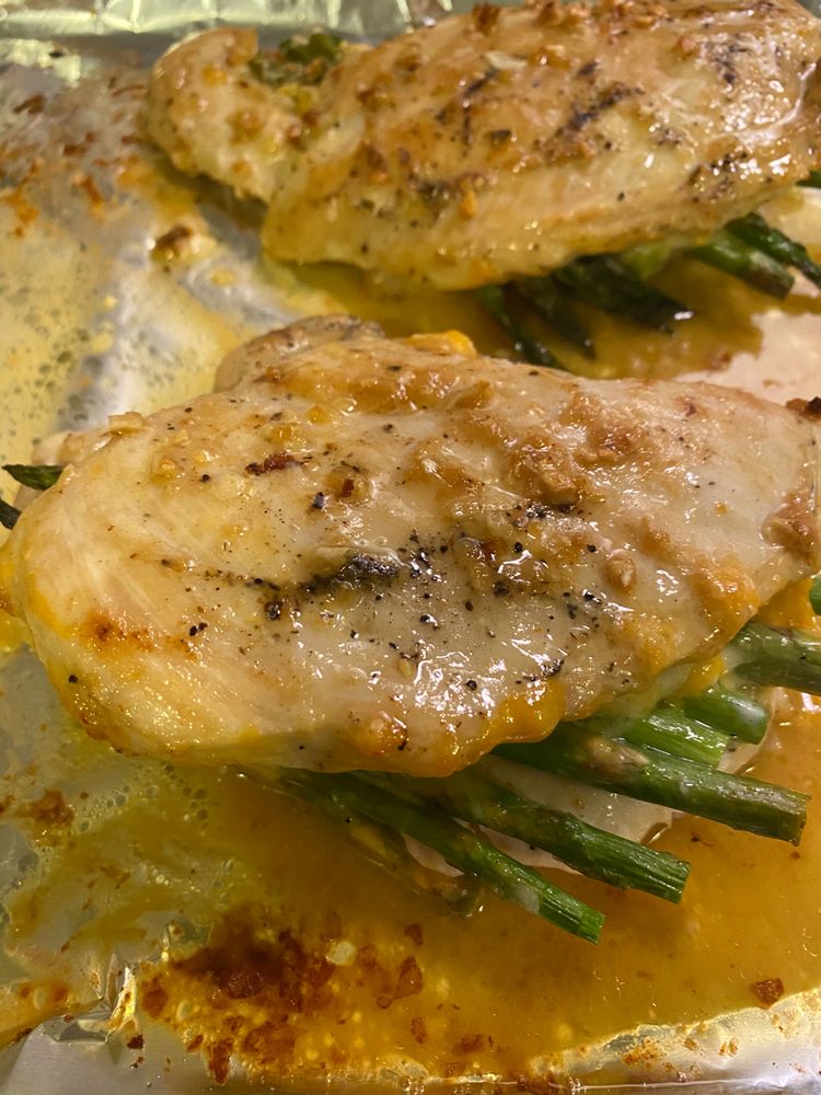 Asparagus Stuffed Chicken Breast