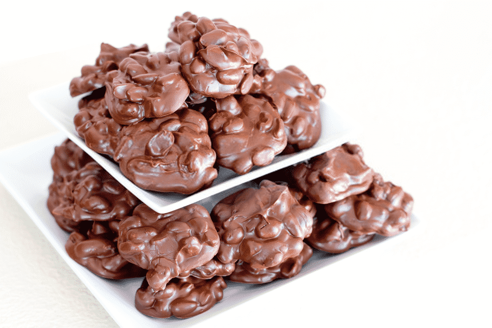 Chocolate Peanut Butter Crockpot Candy