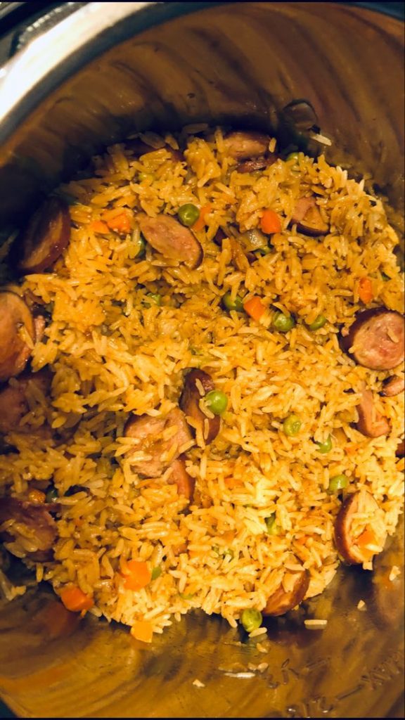 Easy Instant Pot Sausage and Rice