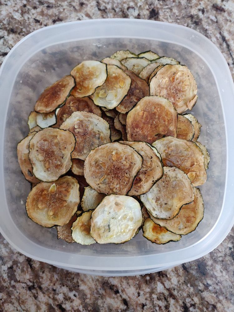 Easy OvenBaked Zucchini Chips