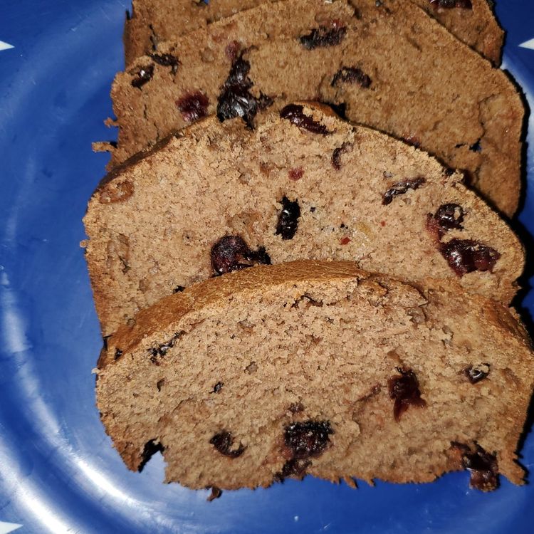 Homemade Applesauce Cranberry Bread Recipe