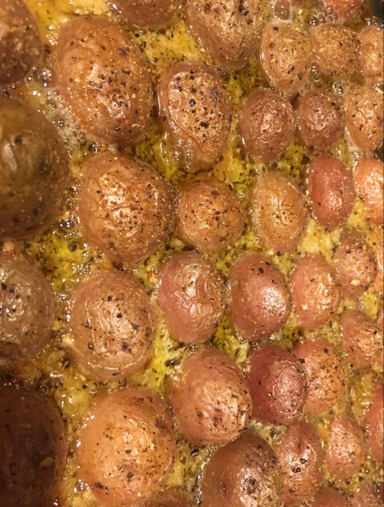 PARMESAN ROASTED POTATOES