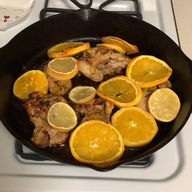 Pan-Roasted Chicken Thighs