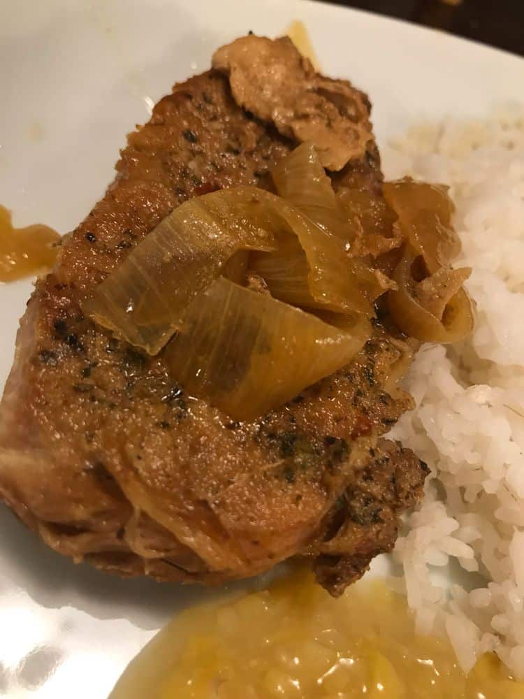 Slow Cooker Pork Chops and Onions