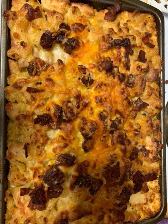 Chicken Bacon Ranch Mac and Cheese Casserole – Skinny & Tasty Recipes