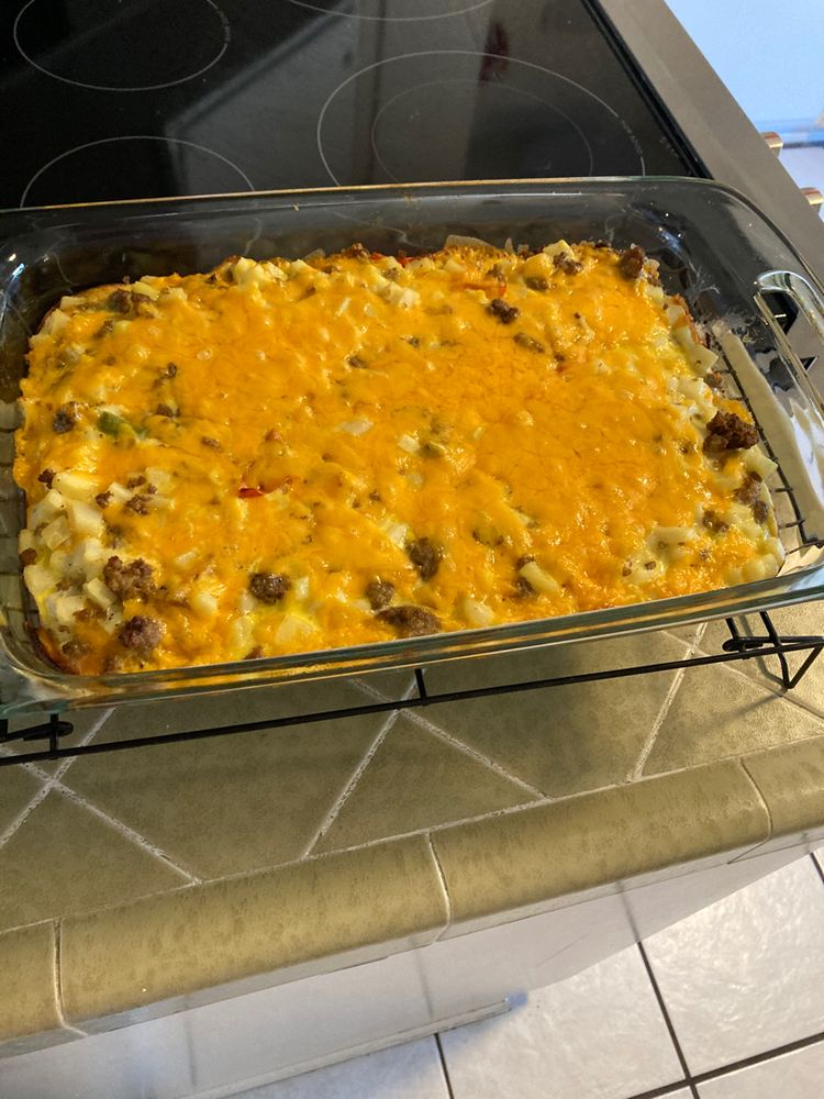 Cheesy Potato Breakfast Casserole