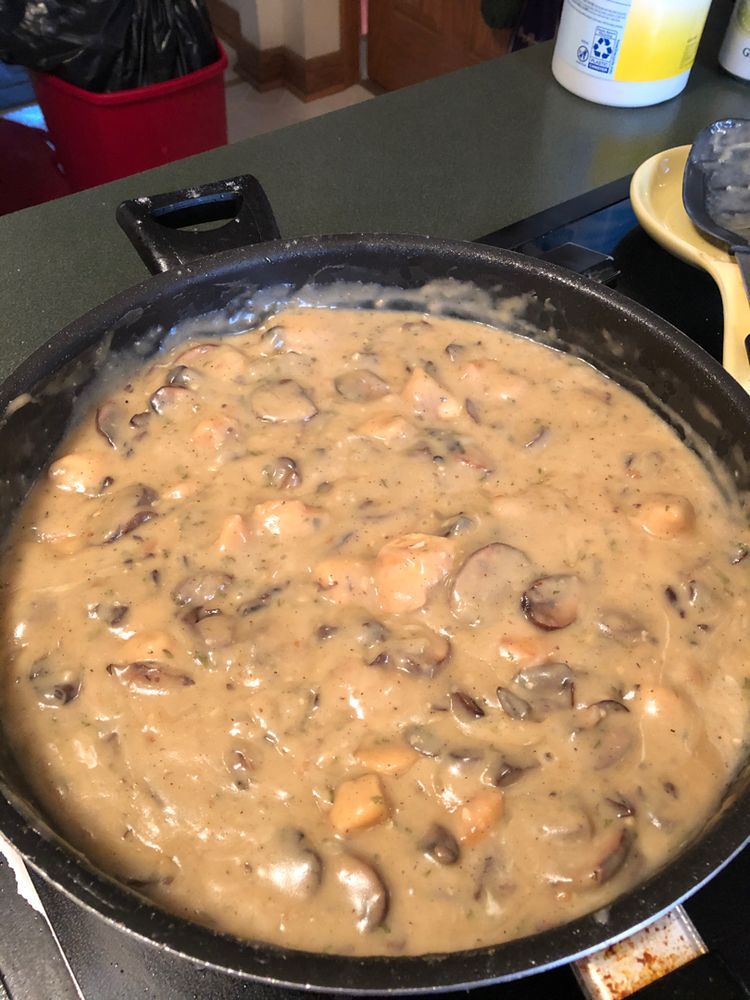 Chicken Stroganoff with Mushrooms