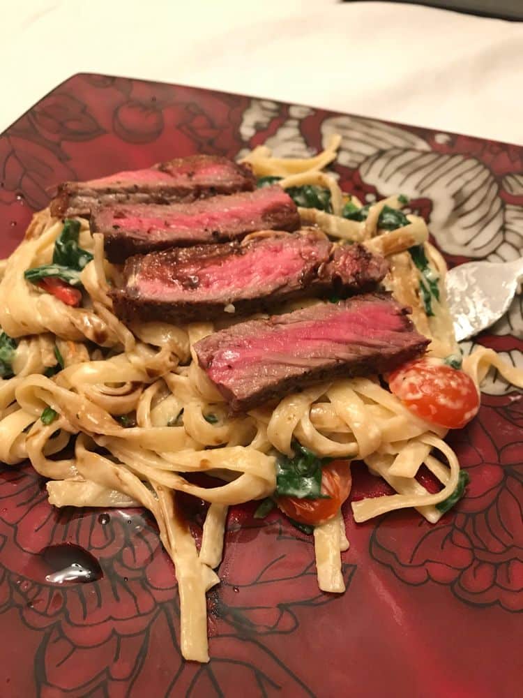 Creamy Steak Fettuccine