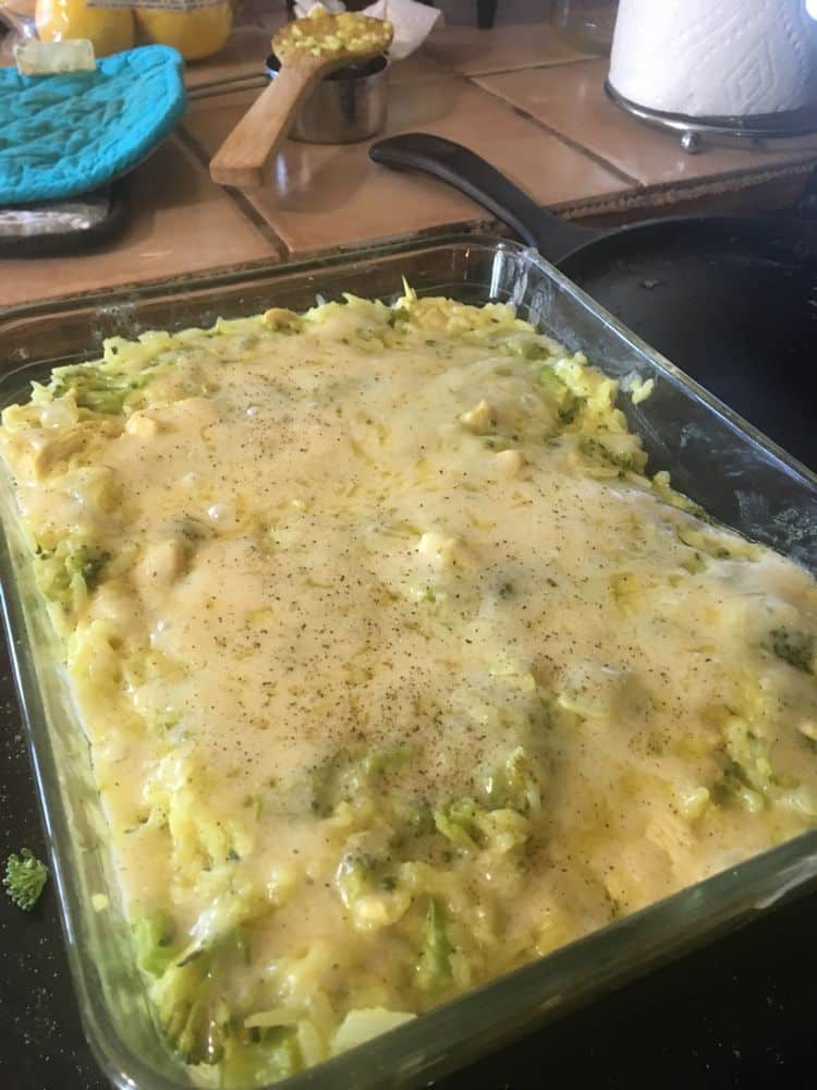 One-Pot Broccoli, Chicken and Rice Casserole