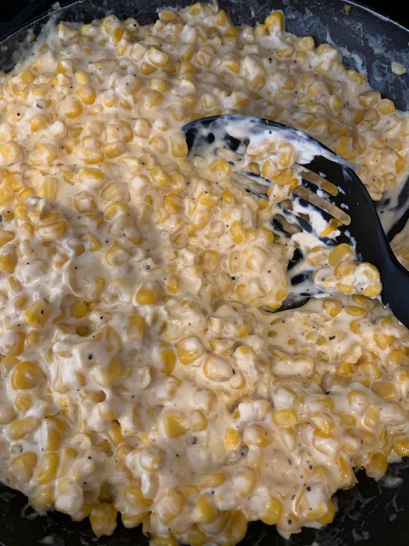 One Pot Cheesy Creamed Corn Skinny And Tasty Recipes