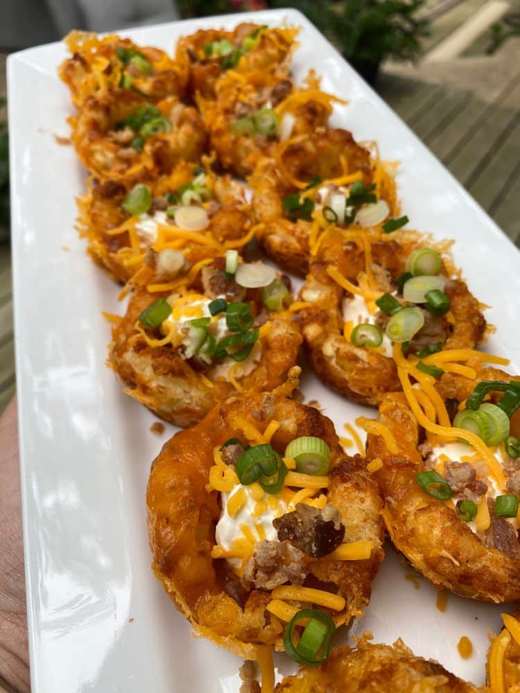 Loaded Tater Tots Appetizer