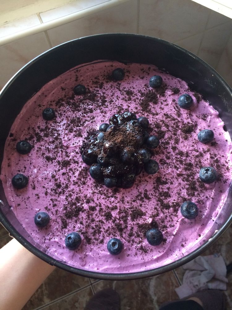 No-Bake Blueberry Cheesecake