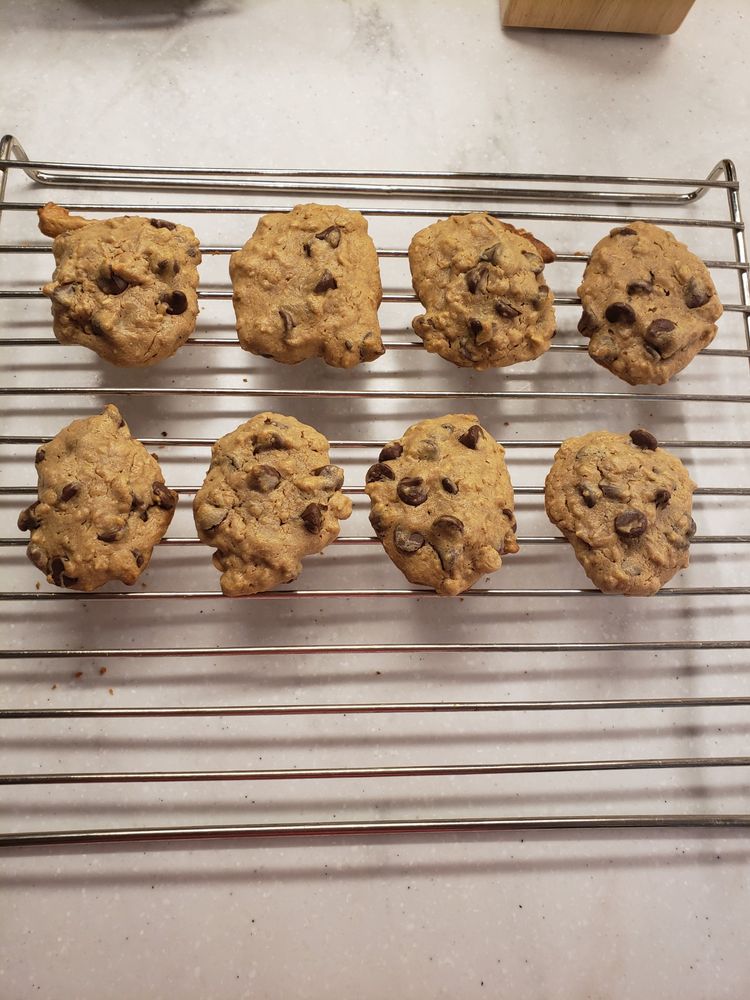 Peanut Butter Oatmeal Chocolate Chip Cookies
