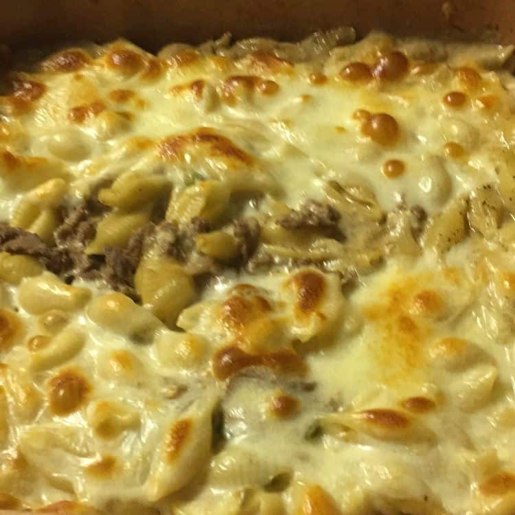 Philly Cheese Steak Casserole
