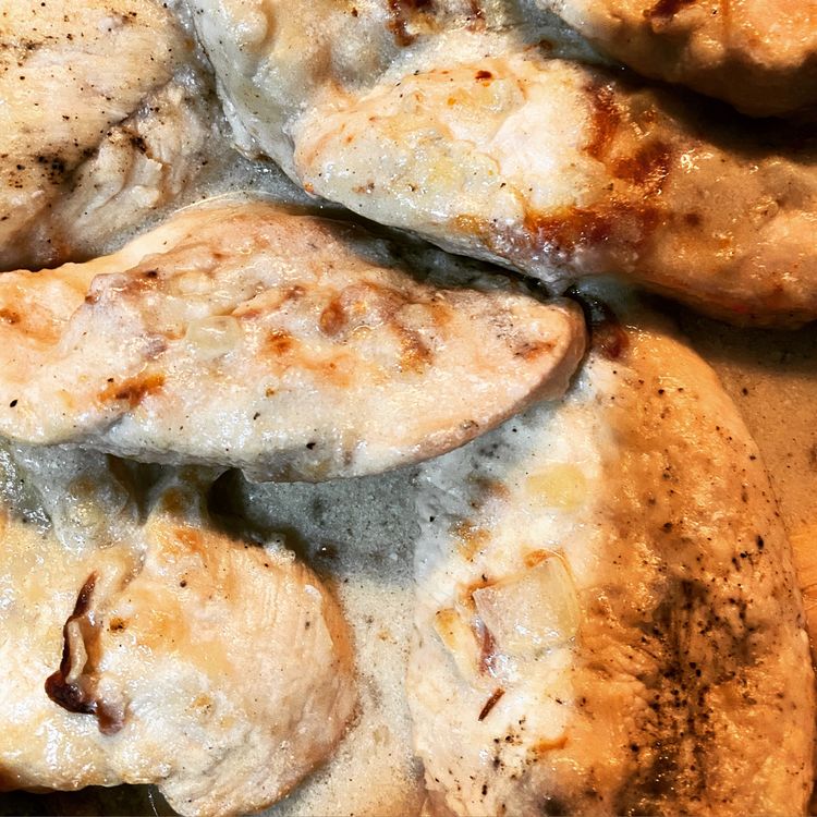 creamy garlic chicken breasts