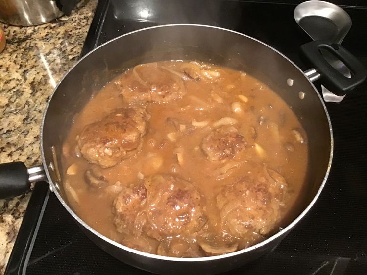 BEST SALISBURY STEAK RECIPE WITH MUSHROOM-ONION GRAVY