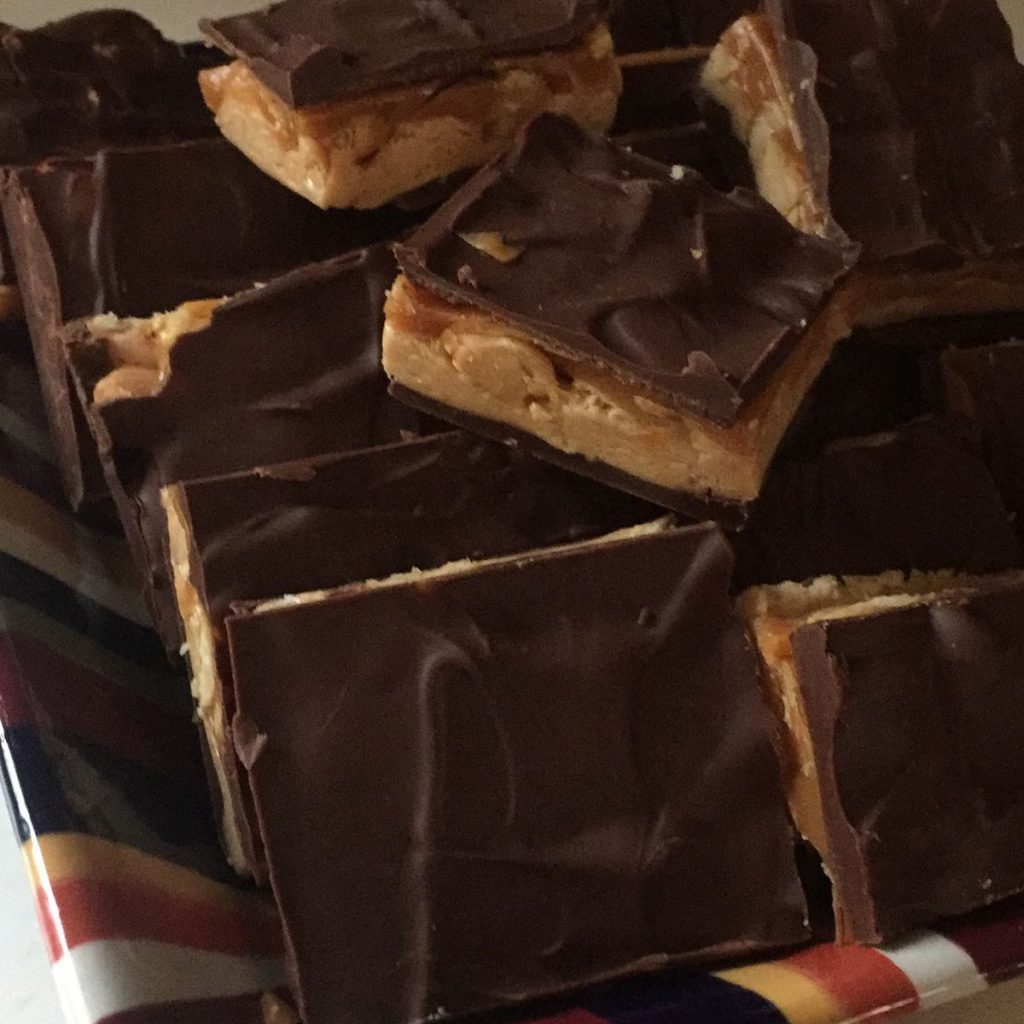 Homemade Snickers Bar