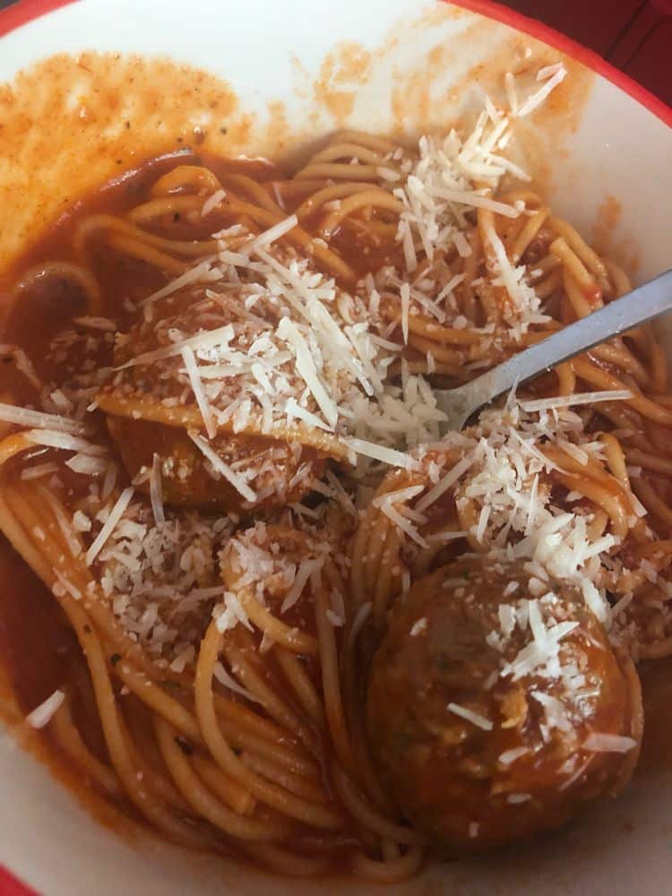 INSTANT POT SPAGHETTI AND MEATBALLS