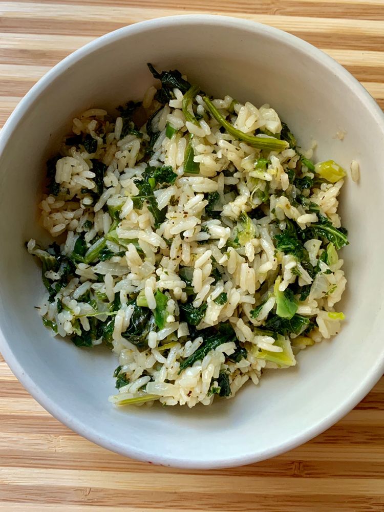 Spanakorizo Greek Spinach Rice