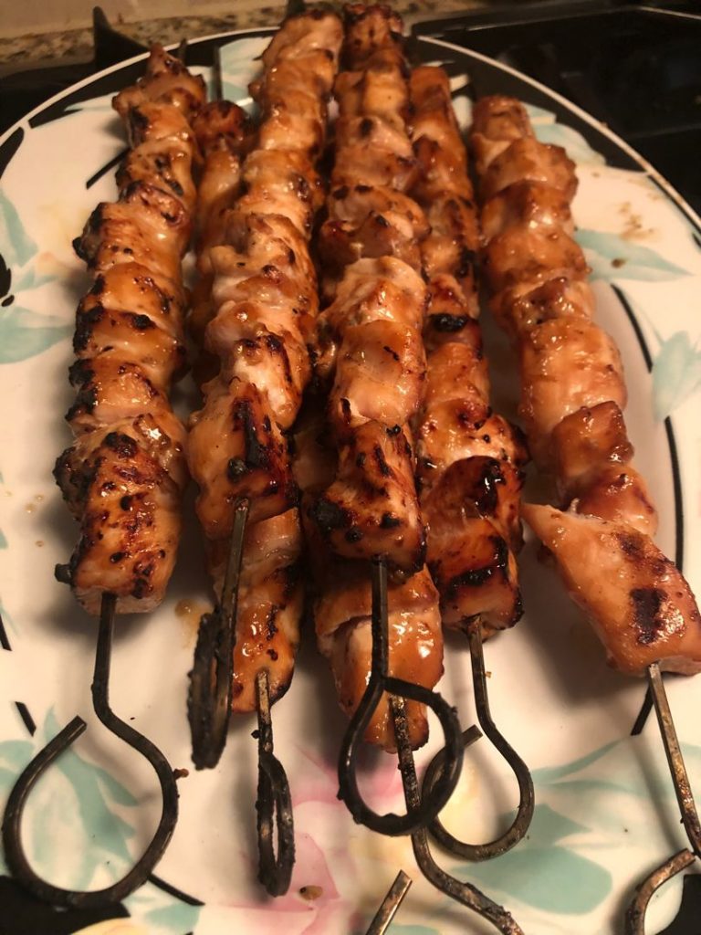 Teriyaki Chicken Skewers