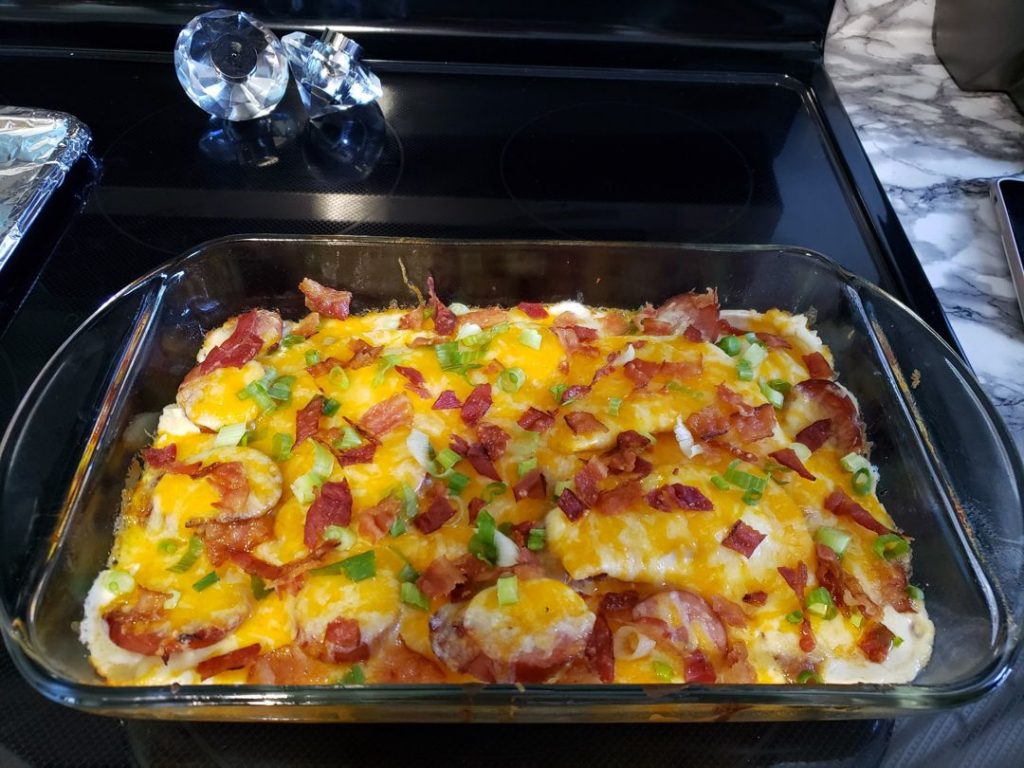 BACON PIEROGI BAKE