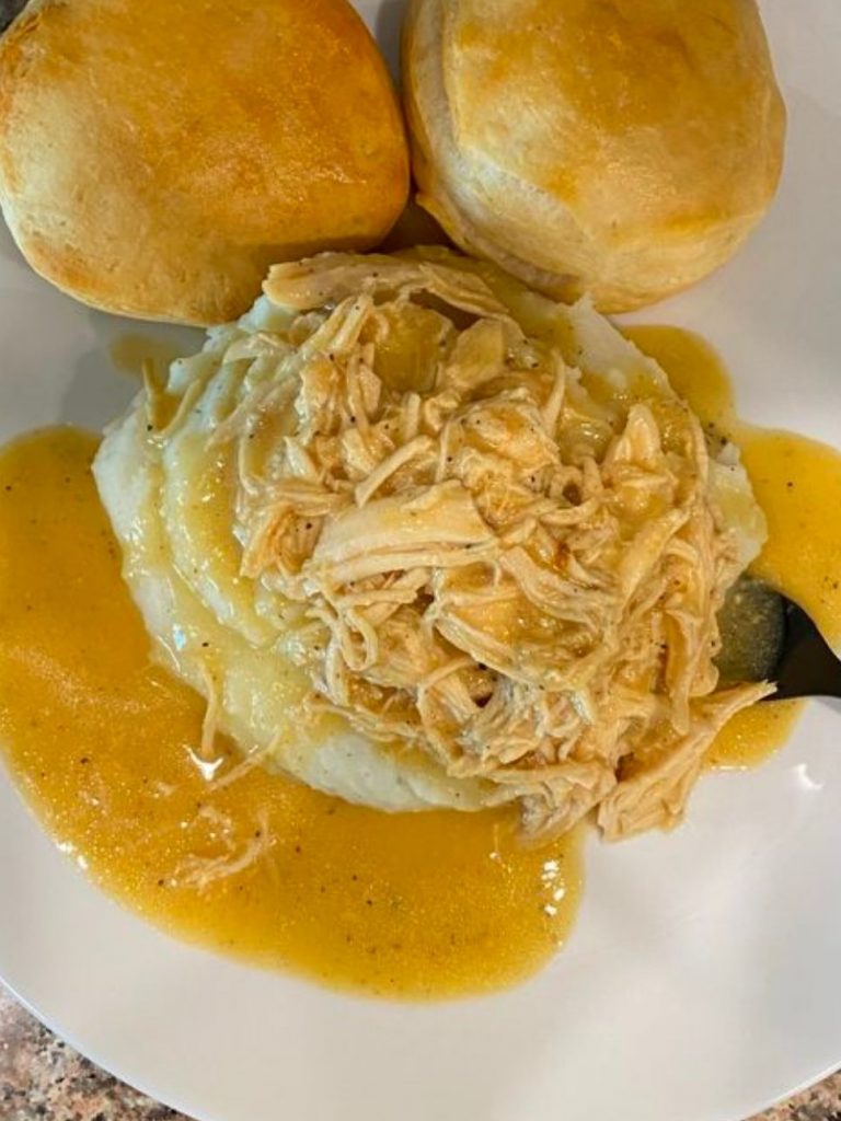 CROCKPOT CHICKEN & GRAVY