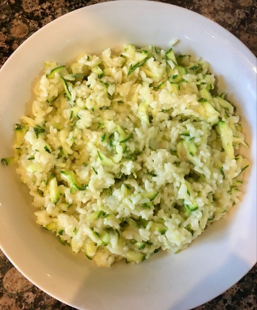 Cheesy Zucchini Rice