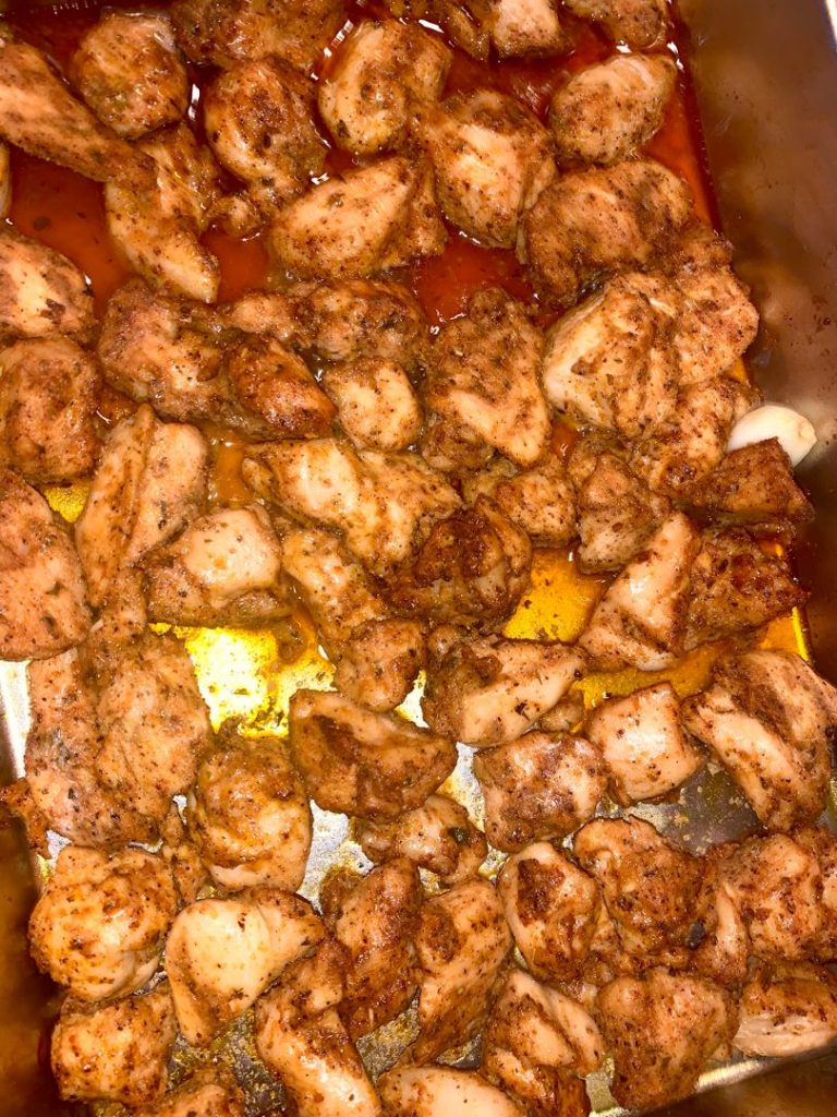 EASY OVEN-BAKED CHICKEN BITES