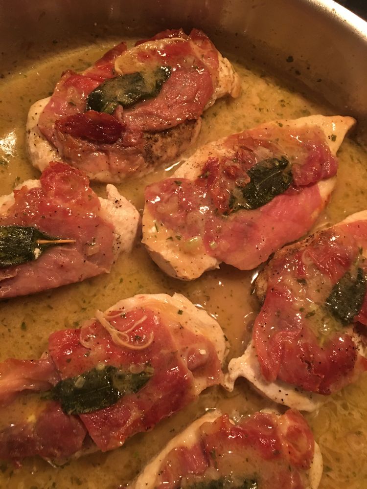 Easy Chicken Saltimbocca