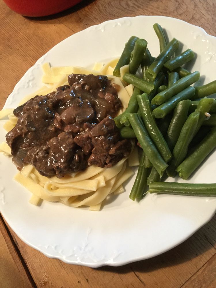 Garlic Butter Beef Tips and Mushroom Gravy