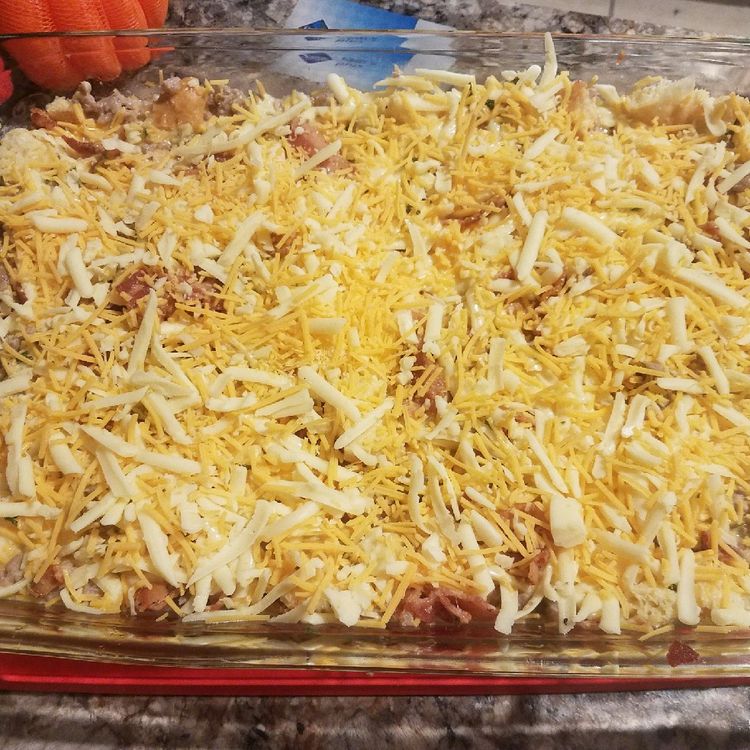 Loaded Overnight Breakfast Casserole