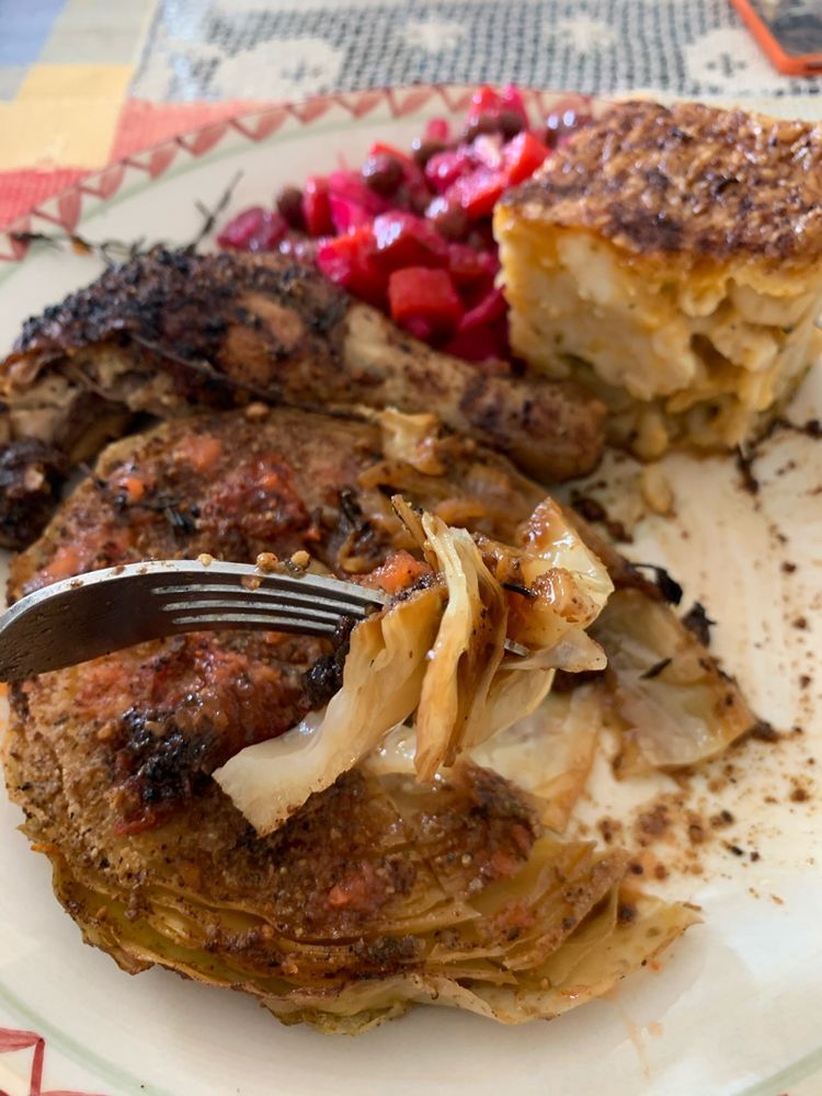 Roasted Cabbage Steaks