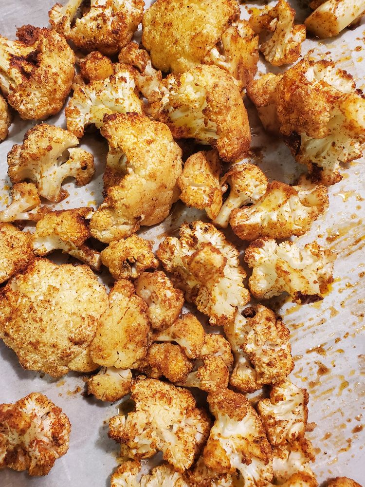 The Best Seasoned Roasted Cauliflower