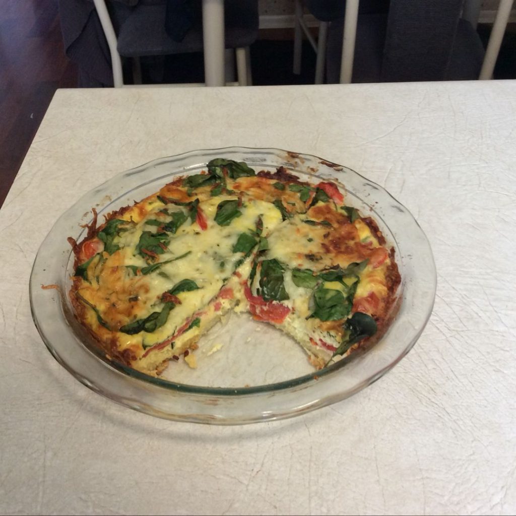 Caprese Florentine Quiche
