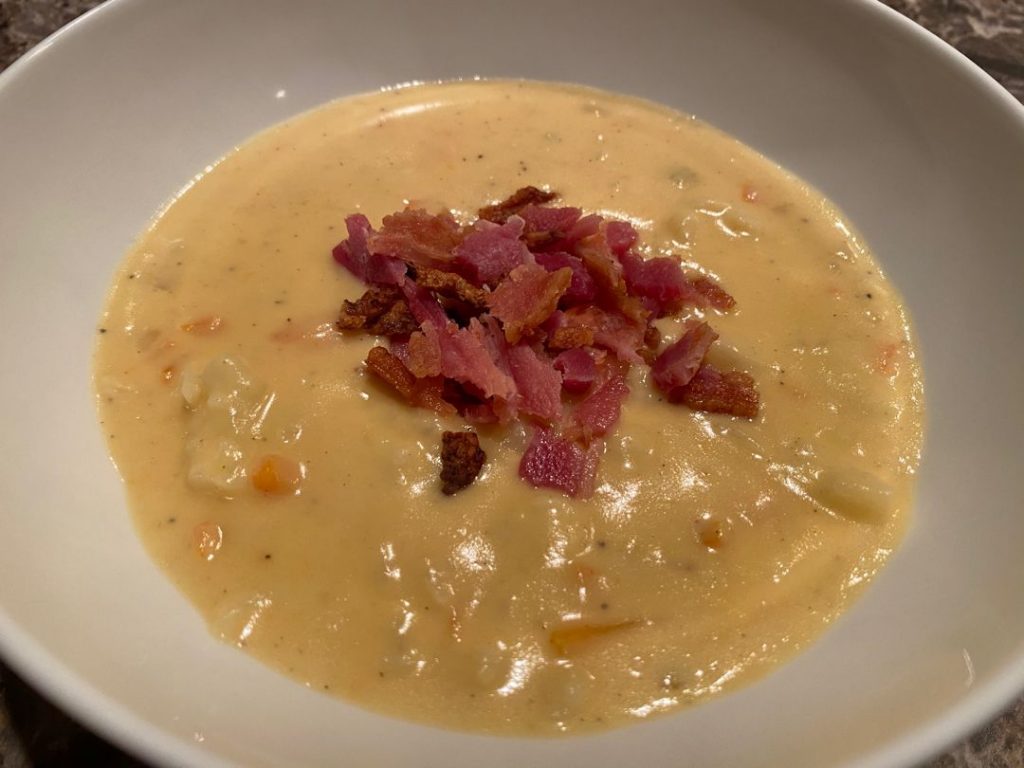 Cheesy Cauliflower Soup Recipe