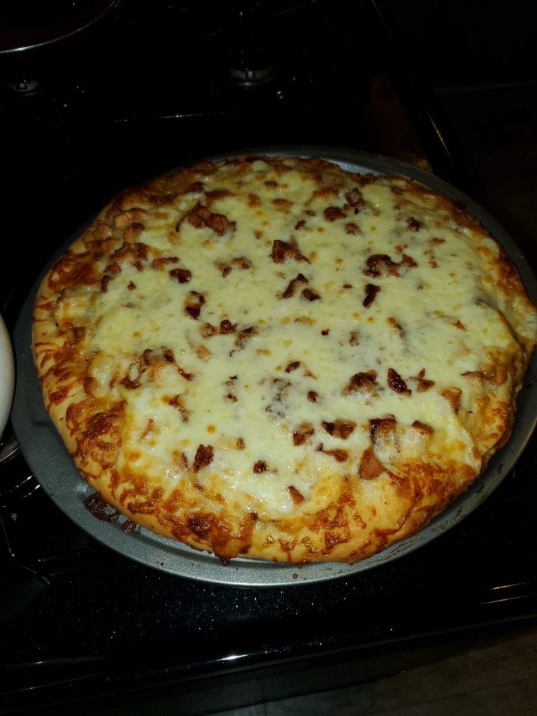 Chicken Bacon Ranch Pizza