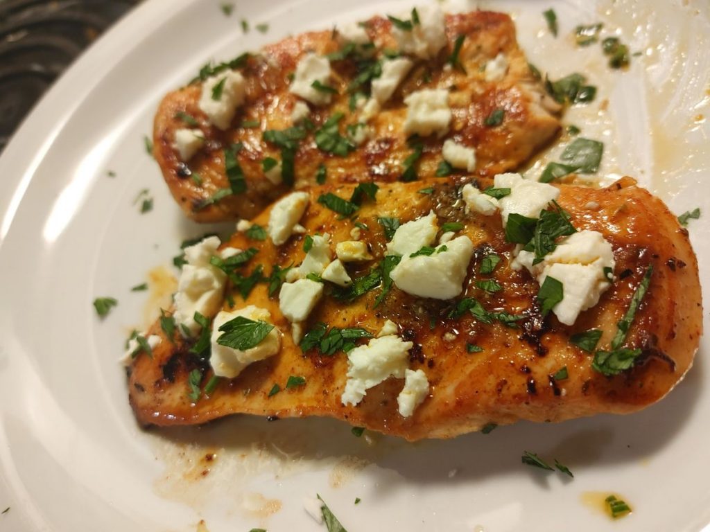 Greek Chicken with Lemon and Feta