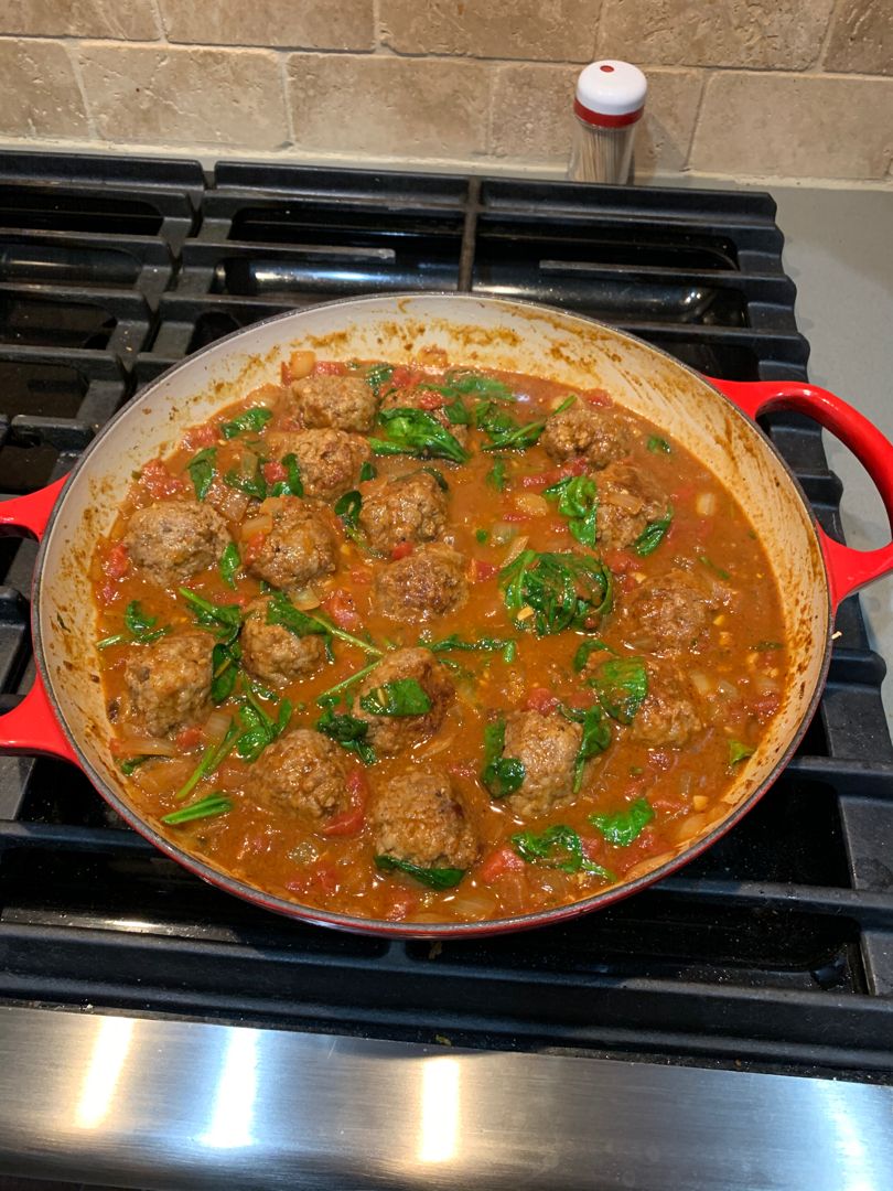 Indian Spiced Meatballs in Curry Sauce