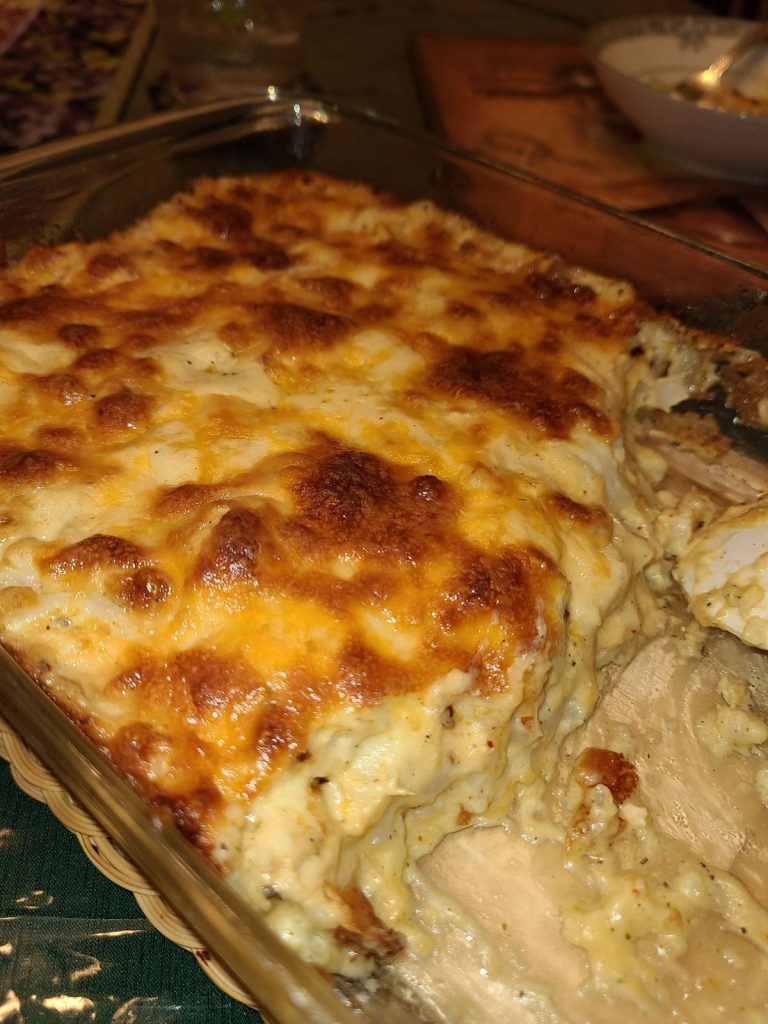 LOADED CAULIFLOWER CASSEROLE