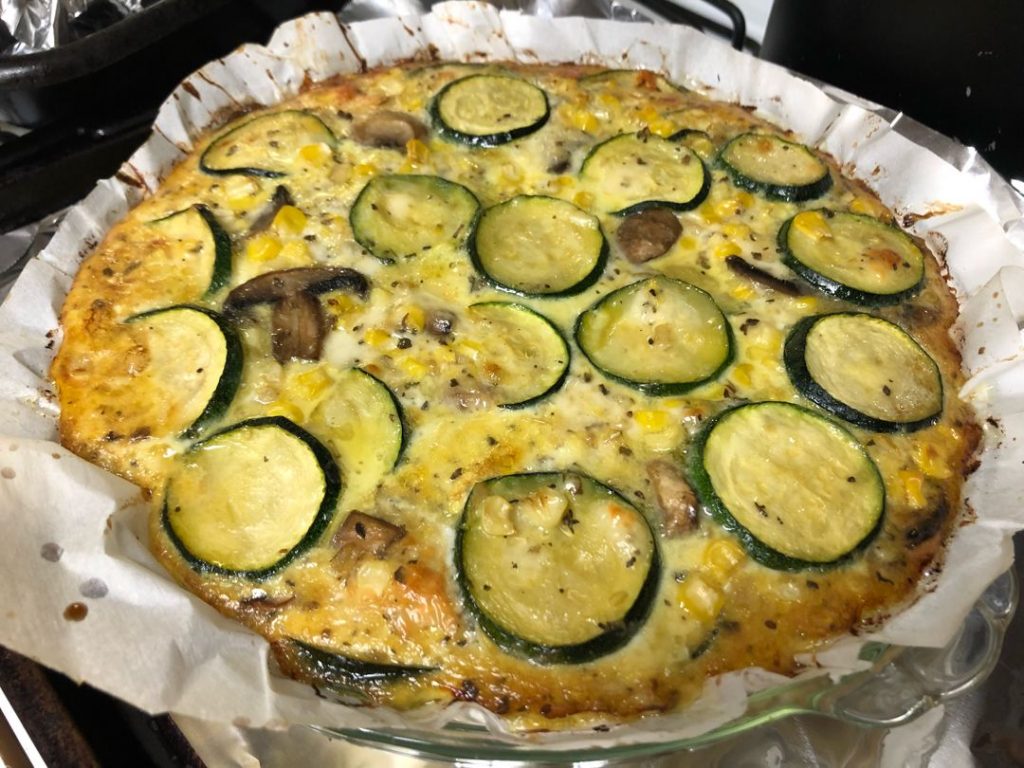 Sweet Corn and Zucchini Pie