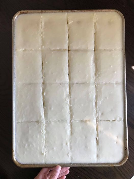 Classic White Texas Sheet Cake
